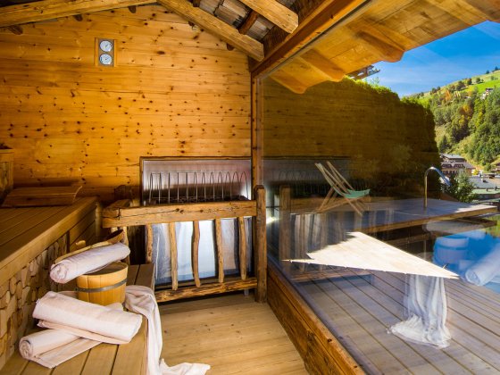 Saalbach Hinterglemm Hotel Alpin Juwel wellness sauna a