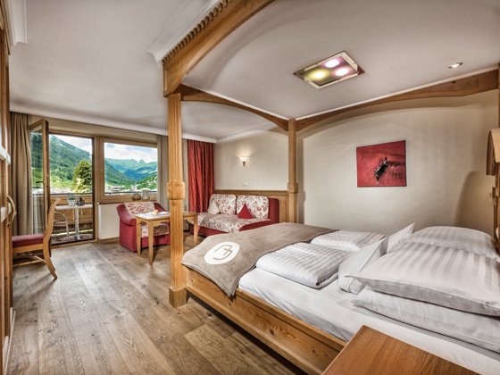 Saalbach Hinterglemm hotel romantik doppelzimmer kristall