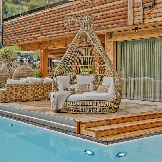 hotel saalbach hinterglemm sommer aussen sonne