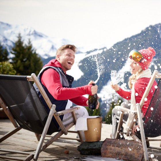 hotel saalbach hinterglemm winter sekt