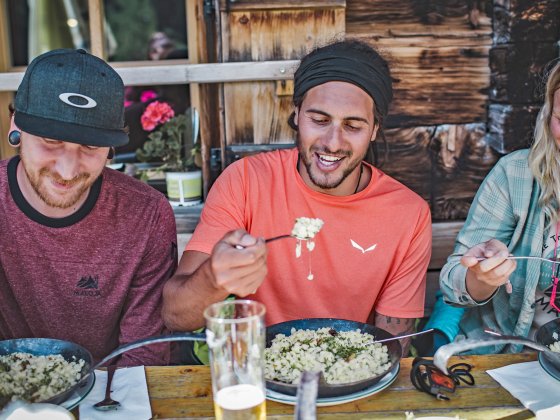 kulinarik sommer saalbach hinterglemm kasnocken