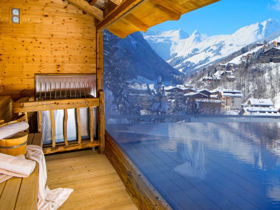 saalbach hinterglemm wellness hotel outdoor sauna