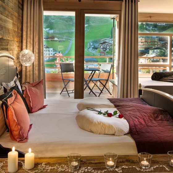 saalbach hinterglemm wellness urlaub luis trenker suite c