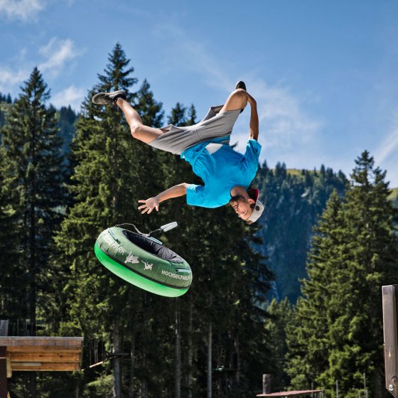 sommerurlaub saalbach hinterglemm junp slide park 2