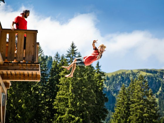 sommerurlaub saalbach hinterglemm junp slide park 3