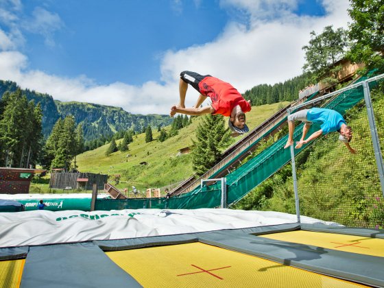 sommerurlaub saalbach hinterglemm junp slide park 4