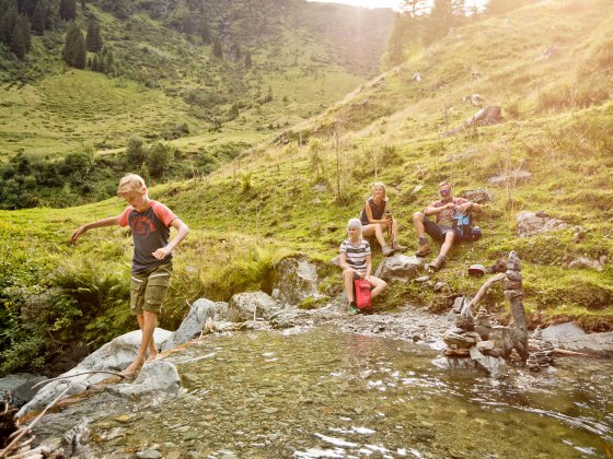 sommerurlaub saalbach hinterglemm wandern familie 9